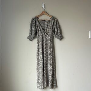 Lulu’s Sage Green Floral Dress